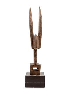 A Bambara Carved Wood Antelope Sculpture