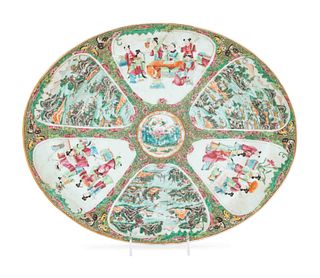 A Rose Medallion Porcelain Platter