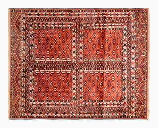 A Turkoman Hatchlu Wool Rug