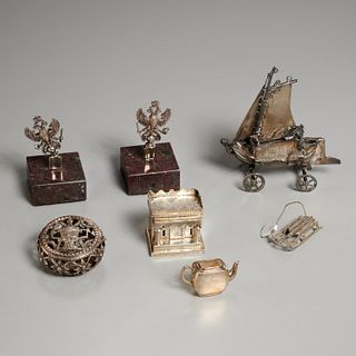 European & Russian silver novelty miniatures