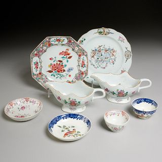 Group old Chinese Export porcelains