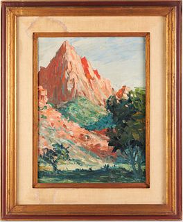 Stephen Naegle, Zion National Park painting
