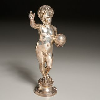 Ronald Sutherland Gower, silvered bronze statuette