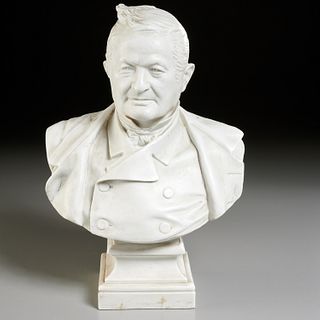 A. Carrier-Belluse, parian bust of Adolphe Thiers