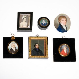Collection British & American portrait miniatures