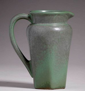 California Porcelain Green Micro-Crystalline Pitcher c1928