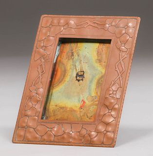 Carence Crafters Acid-Etched Picture Frame c1910