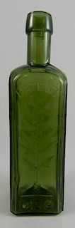 Medicine square bottle - L. Q. C. Wishart's
