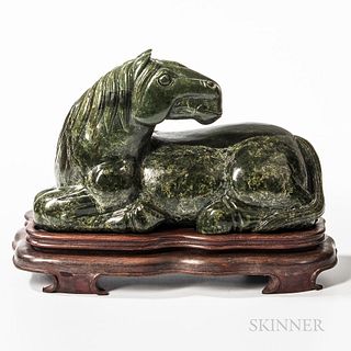 Hardstone Carving of a Horse