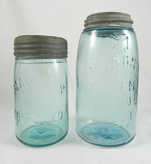 Fruit jars - 2 Mason's