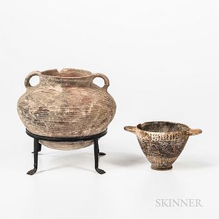 Two Ancient Pottery Vessels