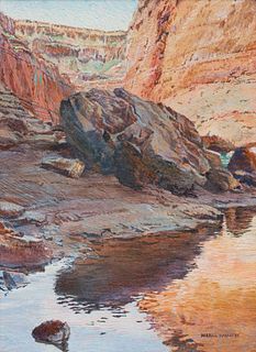 Merrill Mahaffey
(American, b. 1937)
Boulder Visitor (Grand Canyon Series), 1993 