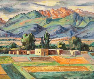 Alfred Wands
(American, 1907-1998)
Adobe Landscape