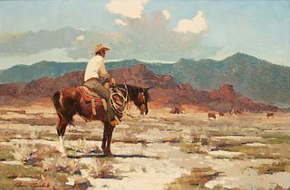  James Reynolds
(American, 1926)
Watching the Herd
