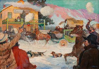 Stanley Arthurs
(American, 1877-1950)
Frontier Christmas