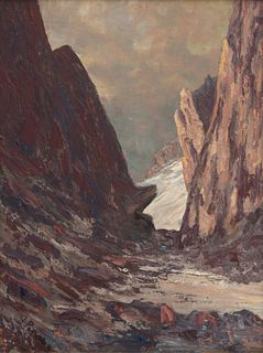 Wolfang Pogzeba
(American, 1936-1982)
Mountain Valley Landscape