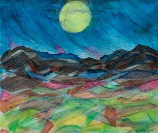Emil Bisttram
(American, 1895-1976)
Mountain Landscape
