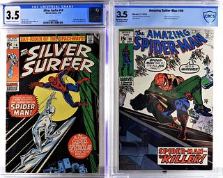 Marvel Amazing Spider-Man #90 Silver Surfer #14