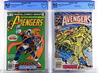 2PC Marvel Comics Avengers #196 #257 CBCS 8.0 9.0