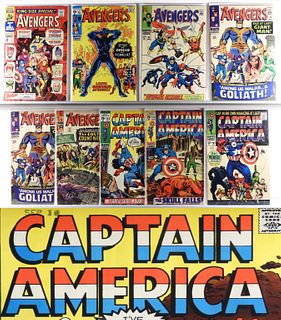 9PC Marvel Comics Avengers Captain America Group