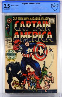 Marvel Comics Captain America #100 CBCS 3.5