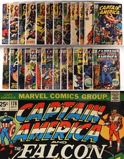 45PC Marvel Comics Captain America #101-#204 Group