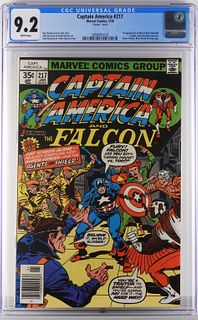 Marvel Comics Captain America #217 CGC 9.2