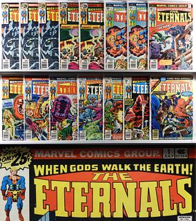 15PC Marvel Comics Eternals #1-#10 Run Group