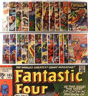 50PC Marvel Comics Fantastic Four #26-#112 Group