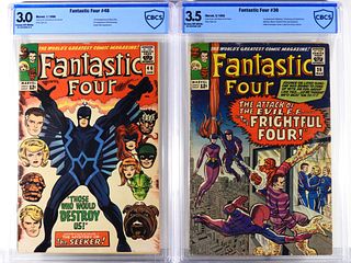 Marvel Comics Fantastic Four #36 #46 CBCS 3.5 3.0