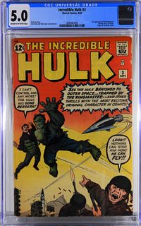 Marvel Comics Incredible Hulk #3 CGC 5.0