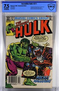 Marvel Comics Incredible Hulk #271 CBCS 7.5