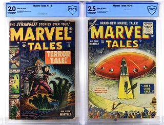 2 Atlas Comics Marvel Tales #113 #134 CBCS 2.0 2.5