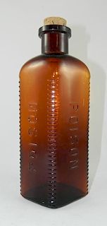 Amber poison bottle