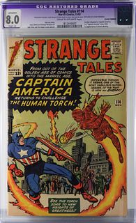 Marvel Comics Strange Tales #114 CGC 8.0