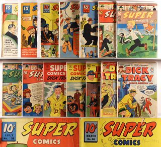 14PC Super Comics Dick Tracy Golden Age Group