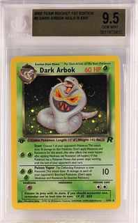 Pokemon Team Rocket 1st Ed Dark Arbok Err. BGS 9.5