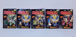 5PC 1993 Transformers G2 Minibot Bumblebee Group