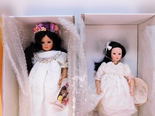 2 Pauline Bjonness Jacobsen Porcelain Dolls