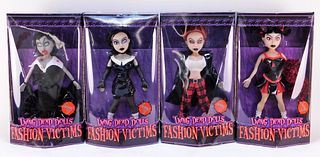 4 Mezco Toyz Living Dead Fashion Victim Dolls
