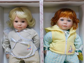 2 Effanbee Redhead and Blonde Baby Dolls