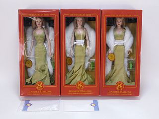 3 Franklin Mint Jennifer Stallone Dolls