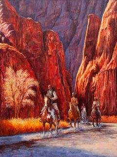 Robert Winter
(American, b. 1953)
Coming Out of Canyon Walls 
