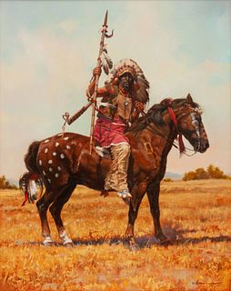 Steven Lang
(American, b. 1960)
Cheyenne War Lance