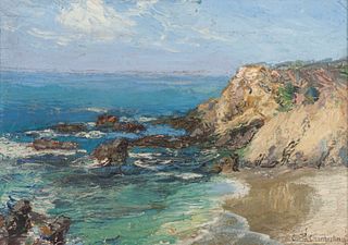 Curtis Chamberlin 
(American, 1852-1925)
Laguna Seascape