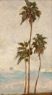 Wen Zin Zhang
(American, b. 1928)
Palm Trees