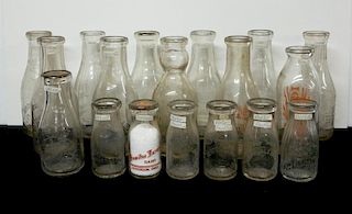 18 Dairy bottles - Ohio