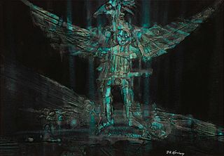 Pawel Kontny
(Polish/American, 1923-2002)
Zuni Thunderbird, 1991