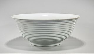Large Chinese Glazed Porcelain Bowl