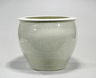 Chinese Crackle Glazed Porcelain Fish Bowl